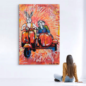 On the Road to Rome (Original Painting)