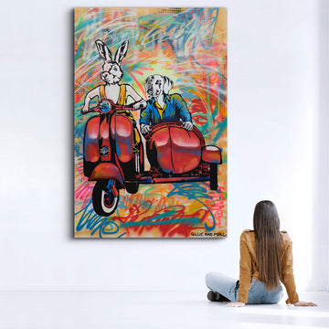 On the Road to Somewhere (Original Painting)