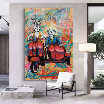 On the Road to Somewhere (Original Painting)