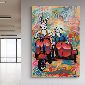 On the Road to Somewhere (Original Painting)