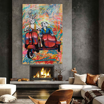 On the Road to Somewhere (Original Painting)