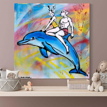 Out of the Blue (Original Painting)