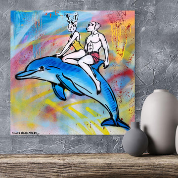 Out of the Blue (Original Painting)