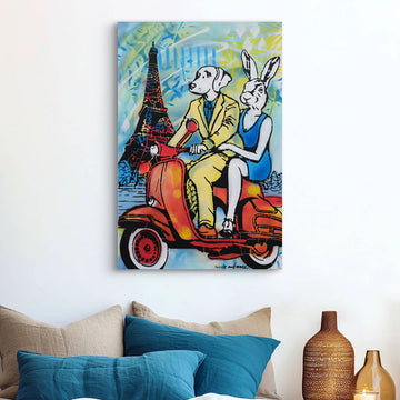 Paris in Love (Original Painting)