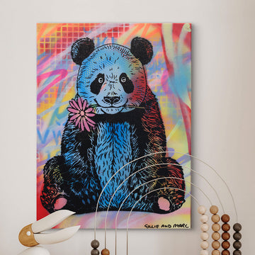 Panda Hero (Original Painting)