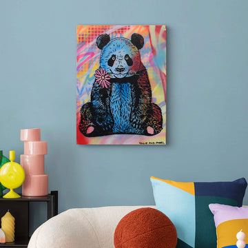 Panda Hero (Original Painting)