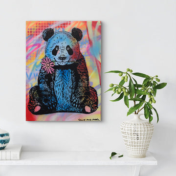 Panda Hero (Original Painting)