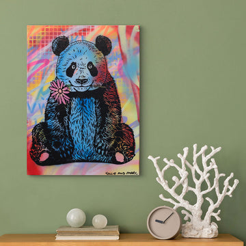 Panda Hero (Original Painting)