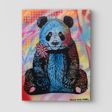 Panda Hero (Original Painting)