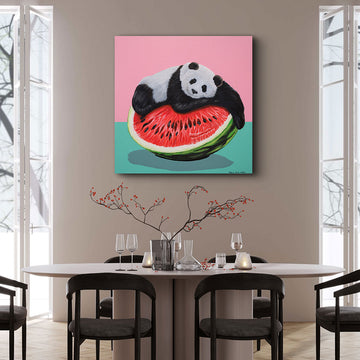 Panda Melon (Original Painting)