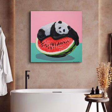 Panda Melon (Original Painting)
