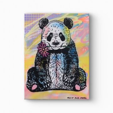 Panda is Happy (Original Painting)
