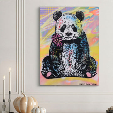 Panda is Happy (Original Painting)