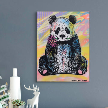 Panda is Happy (Original Painting)