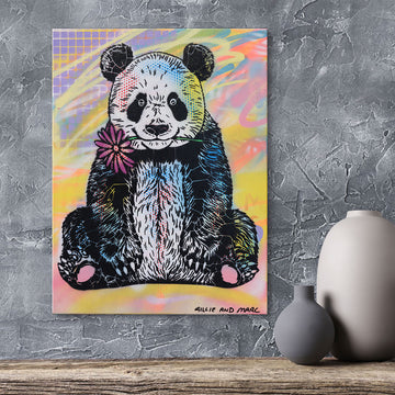 Panda is Happy (Original Painting)