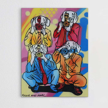Pap Dog Lovers (Original Painting)
