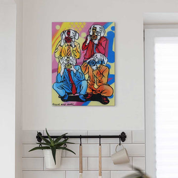 Pap Dog Lovers (Original Painting)