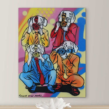 Pap Dog Lovers (Original Painting)