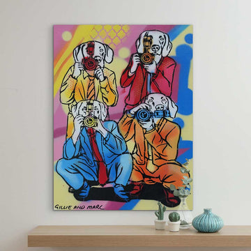 Pap Dog Lovers (Original Painting)