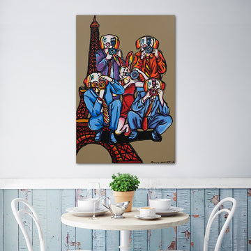 Papped in Paris (Original Painting)