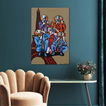 Papped in Paris (Original Painting)