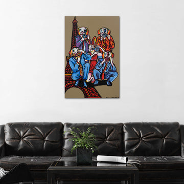 Papped in Paris (Original Painting)