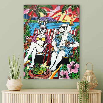 Paradise for Two (Original Painting)