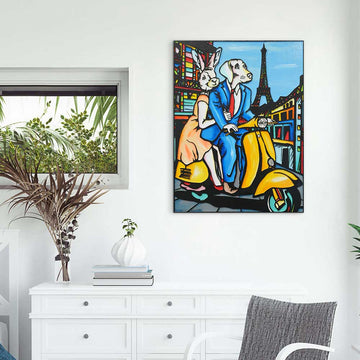 Paris Here We Come (Original Painting)