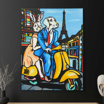 Paris Here We Come (Original Painting)