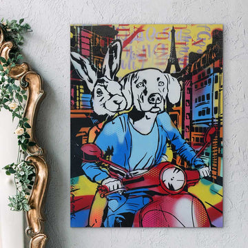 Paris In Love (Original Painting)