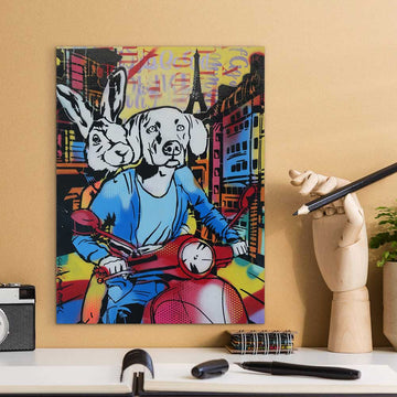 Paris In Love (Original Painting)