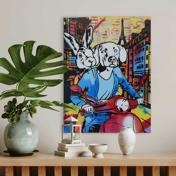 Paris In Love (Original Painting)