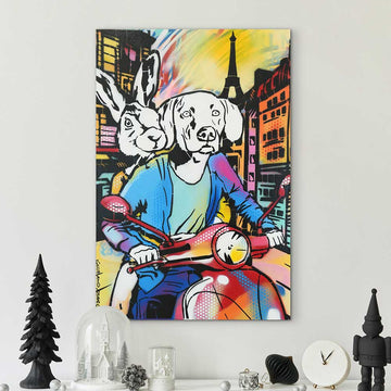 Paris In Love (Original Painting)