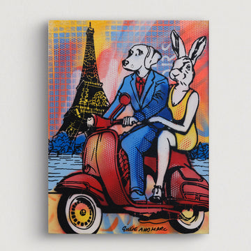 Paris Living at Its Best (Original Painting)