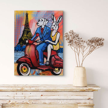 Paris Living at Its Best (Original Painting)