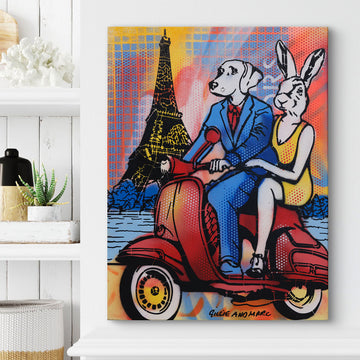 Paris Living at Its Best (Original Painting)