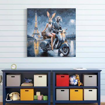 Paris Night Lovers (Original Painting)