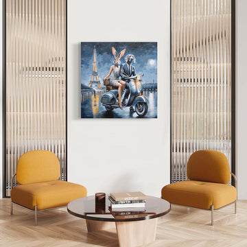 Paris Night Lovers (Original Painting)