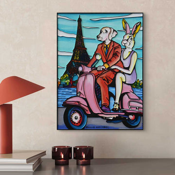 Paris Was in Their Sites (Original Painting)