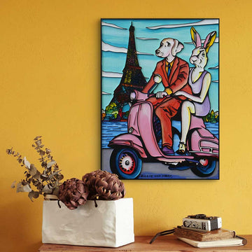 Paris Was in Their Sites (Original Painting)