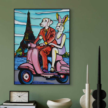 Paris Was in Their Sites (Original Painting)