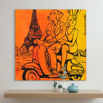 Paris Was the Place (Original Painting)