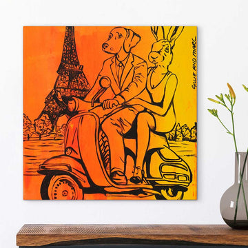Paris Was the Place (Original Painting)