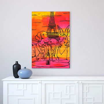 Paris Wine Lovers (Original Painting)