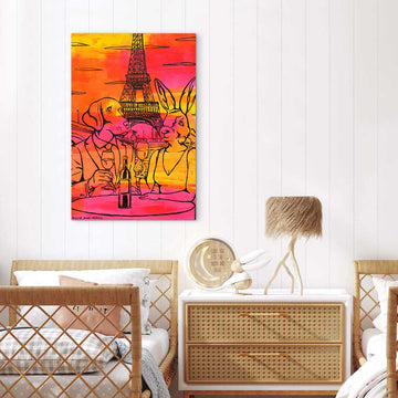 Paris Wine Lovers (Original Painting)