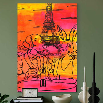 Paris Wine Lovers (Original Painting)