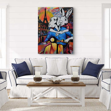 Paris at Night (Original Painting)