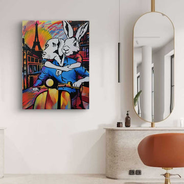 Paris at Night (Original Painting)