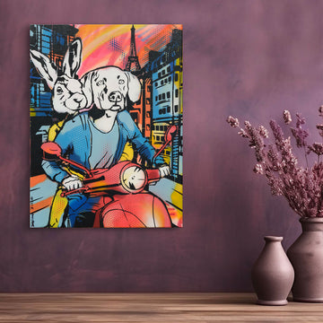 Paris is Go, Go, Go (Original Painting)