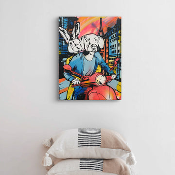 Paris is Go, Go, Go (Original Painting)